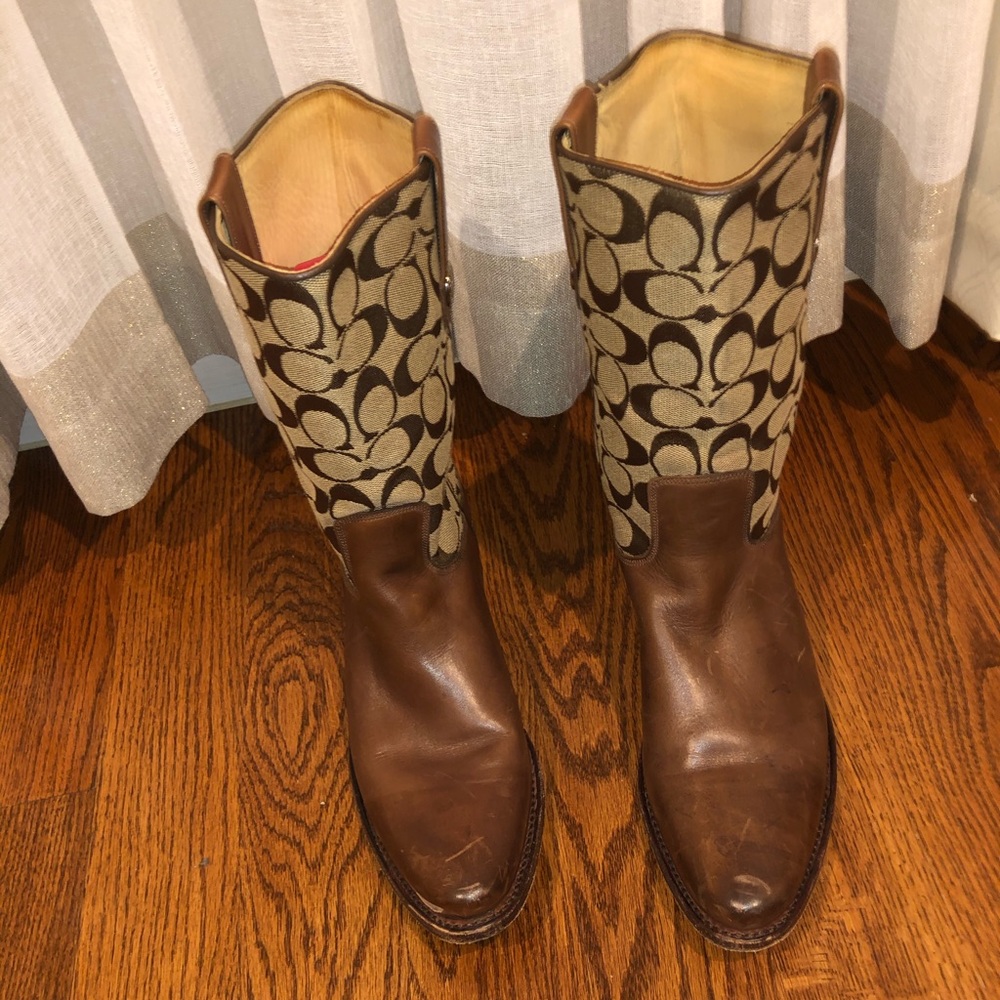 Coach cowboy boot